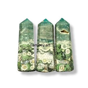 Cristaux de jaspe d'océan de qualité supérieure, pierres de guérison, jaspe d'océan, pierre tombée pour l'exportation depuis l'inde - Product Image 2