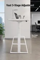 Escritorio Eléctrico de Diseño Arquitectónico Moderno - Escritorio Ajustable en Altura con Estética de Marco en A para Diseñadores