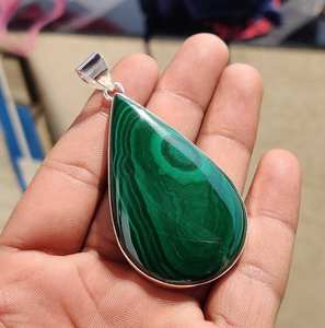 อัญมณีมรกตเงินสเตอร์ลิงสร้อยคอผู้หญิงจี้ IGI รับรองรูปร่างปีกเครื่องประดับของขวัญแต่งงานเจ้าสาว - Product Image 3