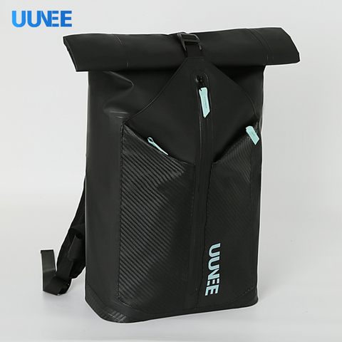UUNEE OEM ODM Multi-functional Roll Top PVC Waterproof Detachable Backpack Motorcycle Waterproof Tail Bag