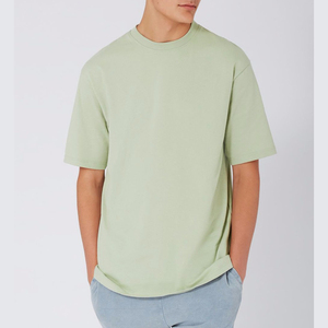 Venta al por mayor 100% algodón camiseta de los hombres de ajuste suelto proceso de color serigrafía impresa camisetas de impresión más grande - Product Image 5