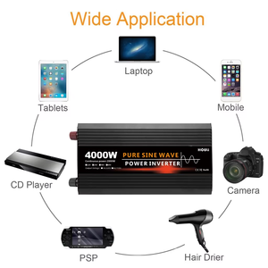Inversor Portátil Houli de 4000W, 12V a 220V, Onda Sinusoidal Pura, Convertidor de Corriente DC12V a AC 220V - Product Image 6