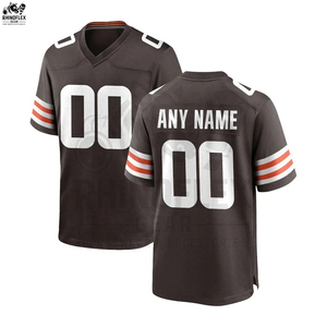 Maillot de football américain sur mesure 100% polyester Design élégant Jersey américain de haute qualité Vêtements de sport grande taille - Product Image 5