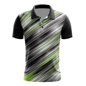 100% poliéster Spandex hombres Polo sublimación personalizada mejor calidad de sublimación de secado rápido deportes hombres Golf camisas OEM - Product Image 5