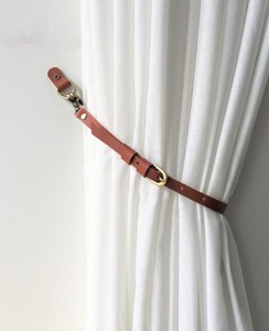 Decoración para el hogar, tratamiento de ventanas, cortina de cuero, corbata trasera, cortina de cuero minimalista, corbata trasera, nueva decoración para el hogar, diseño de interiores, casa - Product Image 1