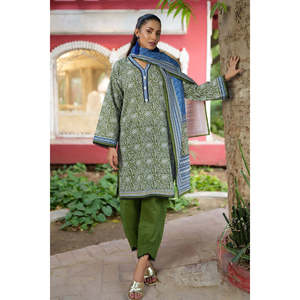 ชุดคัตต้าห์พิมพ์ลาย 3 ชิ้นสำหรับผู้หญิง รุ่น SD-52217 - Product Image 5