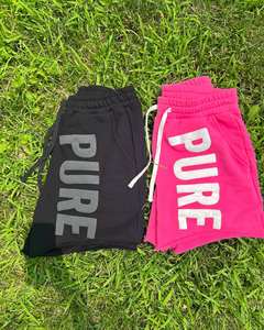 กางเกงขาสั้นเข้ายิมผ้าฝ้าย100% ปรับแต่งได้สำหรับผู้ชายกางเกงขาสั้นผ้าฟรองเทอร์รี่แนววินเทจสีพื้นระบายอากาศได้ดีแห้งเร็ว - Product Image 2