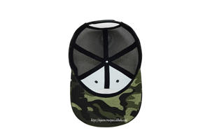 Sombreros de camionero con parche tejido personalizado, sombreros con parche tejido personalizado OEM, logotipos grabados con láser, gorra deportiva de alta calidad - Product Image 6