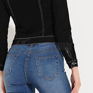 Chaqueta vaquera de secado rápido para mujer, chaqueta vaquera de uso cómodo para invierno, venta en línea - Product Image 6