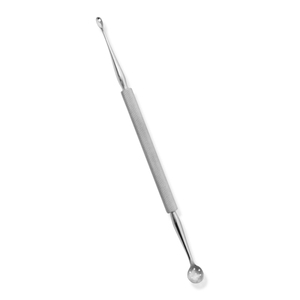 Empujador de Cutículas Profesional de Acero Inoxidable de Doble Cara con Mango Largo, Herramienta para Uñas con Mango Metálico, Estilo Sencillo - Product Image 4