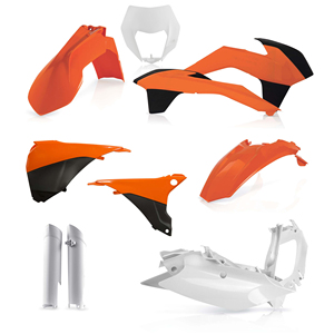 Acerbis Full Plastic Kit for KTM Motorcycle ABS Fairing Plastic Per for KTM <b>Model</b> - Product Image 1