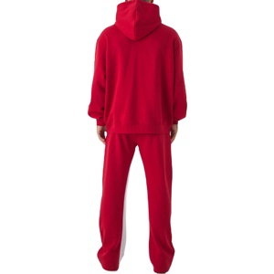Conjunto Deportivo con Capucha para Hombre, 100% Algodón, Transpirable, de Alta Calidad, para Invierno, Diseño Sólido, Ropa Deportiva Informal - Product Image 3