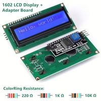 Kit de composants pour débutants MEGA2560 R3, écran LCD 1602, module d'écran LCD 0,96 pouce, apprentissage électronique, expérience DIY
