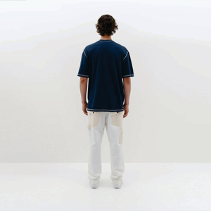 เสื้อยืดกีฬาแขนสั้นสำหรับผู้ชายทรงเข้ารูปคอกลมแบบออกแบบได้ตามต้องการ - Product Image 4