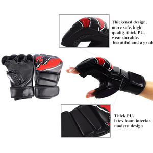 Gants MMA Design Personnalisé Arts Martiaux Sparring Punching Vente en Gros Gants MMA de Combat de Haute Qualité - Product Image 6