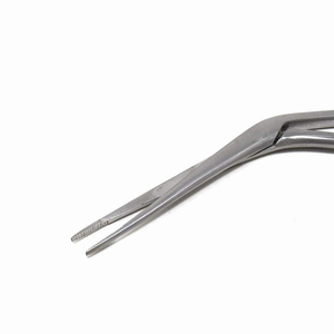 Fórceps de oreja quirúrgica ENT Extremo dentado Fórceps de cocodrilo de acero inoxidable de 1,6mm Fórceps médicos de 8 pulgadas - Product Image 6