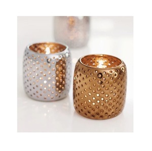 Portavelas votivo de mesa de Metal del exportador indio para el hogar, boda, decoración festiva, suministros de regalo de calidad, incluyendo Velas - Product Image 2