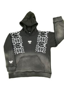 ชุดมีฮู้ดผ้าวรรดิเอทผ้าเฮฟวี่เวทผ้าคอตตอนผ้าวุ่นปักลายแสงแดดปักลายปรับแต่งโลโก้ได้ตามต้องการ - Product Image 4