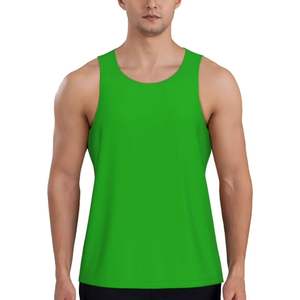 Quick Dry Polyester Cotton Knit Tank <b>Top</b> for Men with Custom Logo <b>Summer</b> Loose Design <b>Sleeveless</b> T-shirts Sports Vest - Product Image 6