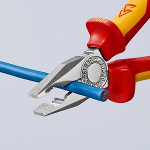 คีมปากแหลม KNIPEX รุ่น VDE Certified ขนาด 160 มม. พร้อมด้ามจับชุบโครเมียมหลายชั้น - Product Image 5