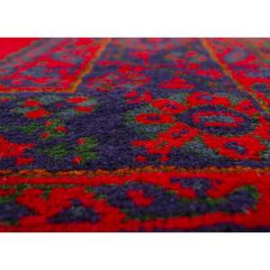 Alfombra Grande de Lana Anudada a Mano Aalam, Diseño Abstracto con Medallón Rojo Naranja, Rectangular, para el Hogar, Modelo Paem-337, para Entrada, Pasillo, Sala de Estar - Product Image 3