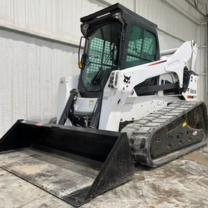 Used 4 Ton Rated Bobcat T870 Skid Steer Loader Tracked Compact Track Front Wheel Loader Mini Crawler Loader Available In Germany - Product Image 5