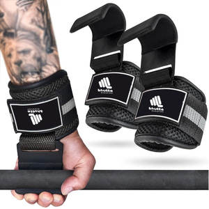 Ganchos de Neopreno Antideslizantes con Logotipo Personalizado para Levantamiento de Pesas, Entrenamiento Deportivo, Gimnasio - Product Image 1