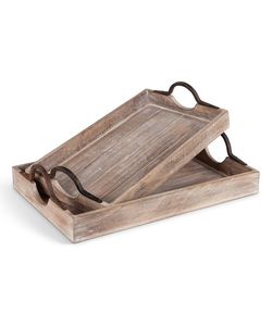 ถาดเสิร์ฟพร้อมด้ามโลหะสำหรับตกแต่งบ้านในห้องครัวที่ทันสมัยสำหรับจัดเก็บอาหารคุกกี้เค้กหรือของขวัญวันคริสต์มาส - Product Image 5