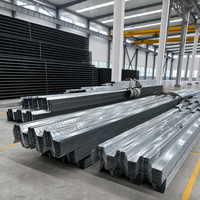 Tôles d'acier galvanisé de qualité pour planchers ouverts, idéales pour la construction rapide de dalles de bâtiments multi-étages sur les chantiers.