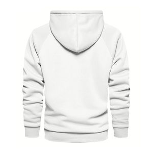 เสื้อฮู้ดผู้ชายแบบสวม รุ่นใหม่ ทนทาน เหมาะสำหรับฤดูใบไม้ร่วง ออกกำลังกาย ฟิตเนส ไซส์ใหญ่ สีพื้น ผ้าฝ้าย ระบายอากาศได้ดี - Product Image 6