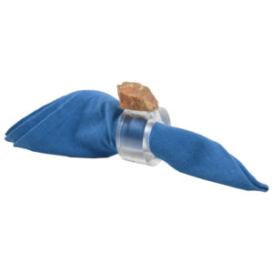 Antique Stone Napkin Ring Multiple Finishing for Tableware <b>Cloth</b> Holder Dinning <b>Table</b> Decor Hotel and Holiday Napkin Holder - Product Image 3