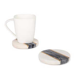 Premium Round Free Stone <b>Coasters</b> with Holder For Office Restaurant Hotel Home at Reasonable Price - Product Image 3