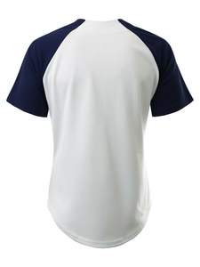Maillot de baseball pour hommes OEM chemises boutonnées uniformes de sport à manches courtes maillots de baseball personnalisés vente en gros vierge - Product Image 4