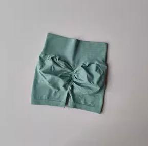 กางเกงขาสั้นกีฬายกสะโพกลูกพีชของผู้หญิงเอวสูงและกระชับเอวลดน้ำหนักวิ่งสะโพกแห้งเร็ว - Product Image 6