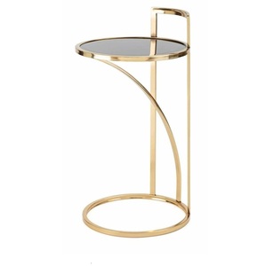 Acrylic Top Gold Metal <b>White</b> Marble Modern Coffee Side Table Metal Base <b>Frame</b> Marble Base <b>Square</b> Bedroom Side Coffee Tables - Product Image 5