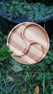 TABLE Assiette À Salade En Bois Plateau De Service Boîte De Pin Thème Amour Bateau Ovale Bonbons Biscuits Nourriture Fruits Décoration De La Maison Cadeau - Product Image 6