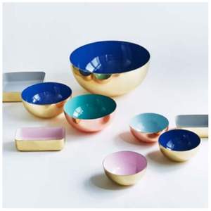 Bol de service en or personnalisé, texture martelée, centre de table décoratif, style à double paroi, vaisselle en acier inoxydable pour la restauration - Product Image 6