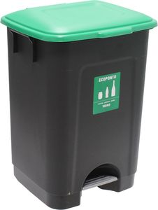 Cestino a pedale verde 35L (Mader 06032) - Product Image 1