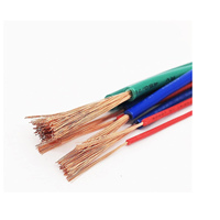 Cable de cobre sólido para construcción 500Ft 12 Gauge Cable eléctrico de cobre trenzado negro