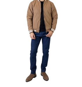 เสื้อแจ็กเก็ตบอมเบอร์สำหรับผู้ชายเสื้อลายพรางเคลือบถนนอย่างเป็นทางการพร้อมโลโก้ด้านหน้าสำหรับฤดูใบไม้ผลิ - Product Image 1