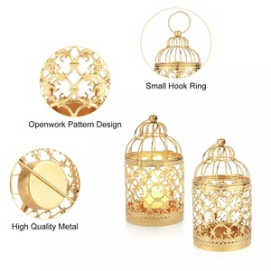 Lanterne à suspendre en métal, vintage et moderne, faite à la main, pour Noël/mariage/fête - Product Image 2