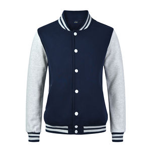 Nouveau Haute Qualité Logo Personnalisé Sport Hommes Varsity Baseball Veste Coupe-Vent Casual Uniforme Survêtement Hoodies 2025 - Product Image 4