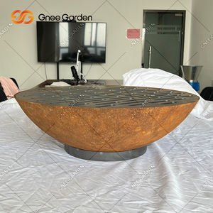 Metal Corten Acero Jardín Calefacción al aire libre Pozo de fuego redondo Personalizado Acero Corten de alta calidad para pozos de fuego de patio trasero - Product Image 2
