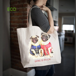 Personalised <b>Canvas</b> <b>Bag</b> Cotton Eco-Friendly Reusable Tote Shopping Cotton <b>Canvas</b> <b>Bag</b> - Product Image 3