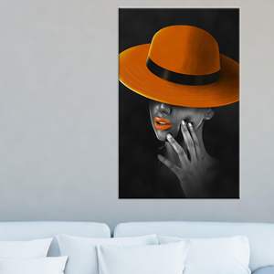 Déjeuner sur un gratte-ciel : Art sur toile imprimée, Noir et blanc emblématique, TOILE ENVELOPPEE - Product Image 1