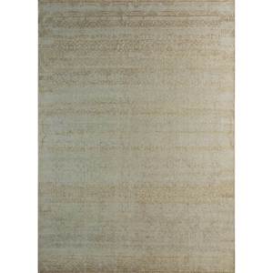 Alfombras de Lana Anudadas a Mano Erbe, Color Beige Marrón, con Medallón Rectangular, Patrones para Pasillo, Estilo Tabriz Hecho a Mano para Sala de Estar GS-1079(CS-04) - Product Image 1