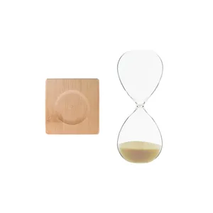 Produit de merchandising personnalisé en bambou, chronomètre en forme de sablier - Product Image 2