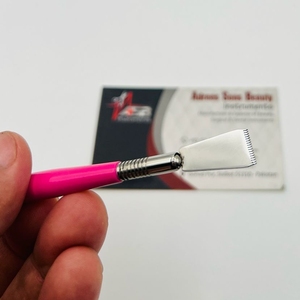 Custom Reusable Y-Shape <b>Lash</b> Lift Tool Pink Sustainable Stainless Steel Eyelash Perm Silver Comb Eyelash lifting Tool - Product Image 2