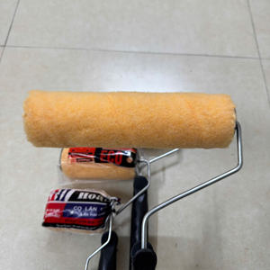 Rouleaux de pinceaux de qualité bricolage OEM personnalisés de 9 pouces avec manche en plastique pour outils de peinture murale de maison - Product Image 1