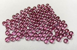 Cabochon rond en topaze rose naturelle 4mm bonne qualité-cabochon rond en topaze rose de qualité supérieure - Product Image 4